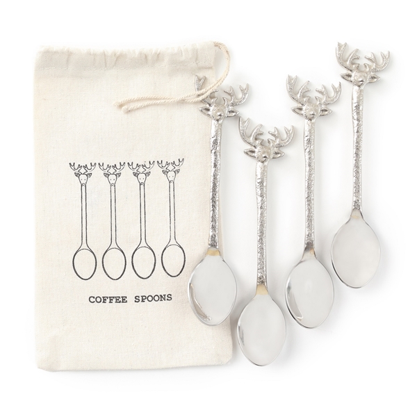 Alternate view:ALT1 of Antlers Coffee Spoon Set