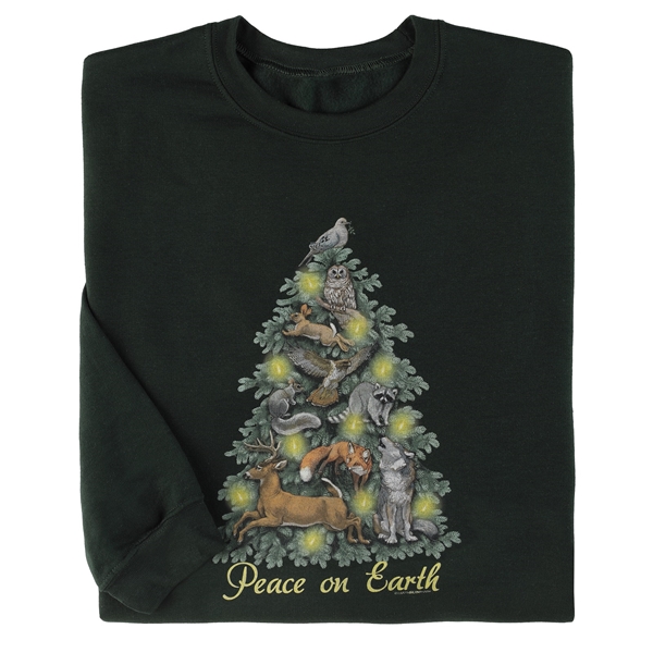 Alternate view: of Wild Woodland Tree Sweatshirt