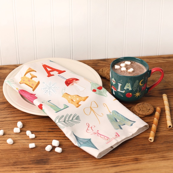 Alternate view: of Festive Mug and Towel Set