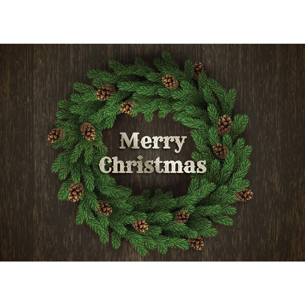 Pine Fir Tree Christmas Cards