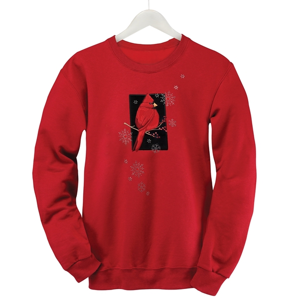 Alternate view:ALT1 of Winter Cardinal Sweatshirt