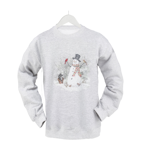 Alternate view:ALT1 of Snowman and Kitty Sweatshirt