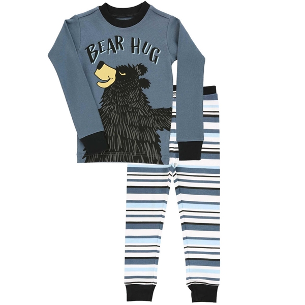 Alternate view: of Bear Hug Kids Pajama Set