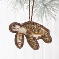 Turtle Beaded Ornament - 500180