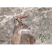 Snowy Deer Cards - NWF11145