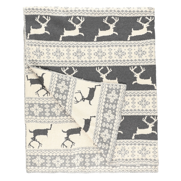 Alternate view:ALT1 of Reindeer Throw