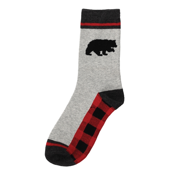 Alternate view:ALT1 of Bear Checks Sock