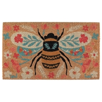 Floral Bee Doormat - 410099