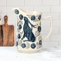 Handpainted Stoneware Pitcher - 455138