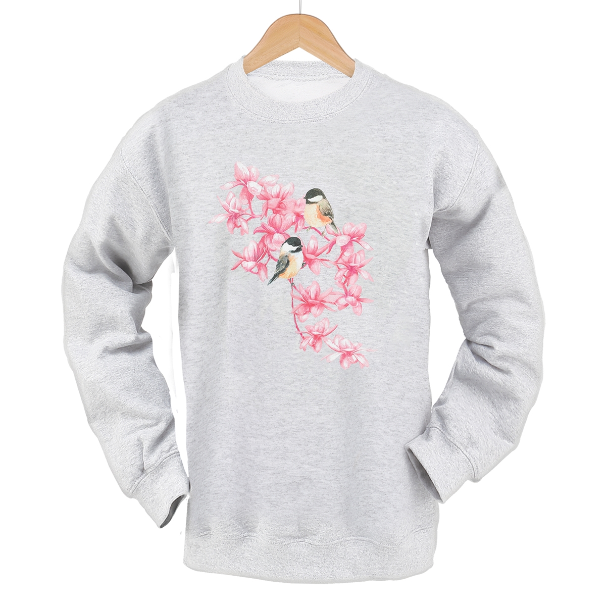 Magnolias and Chickadees Sweatshirt