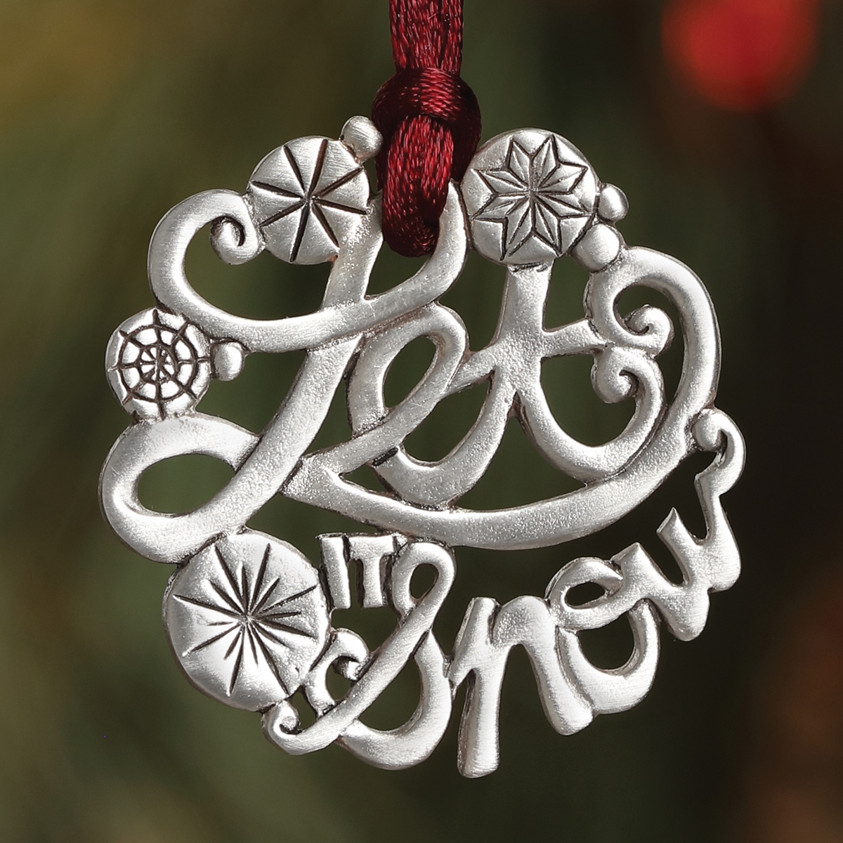 Let It Snow Plant a Tree Ornament