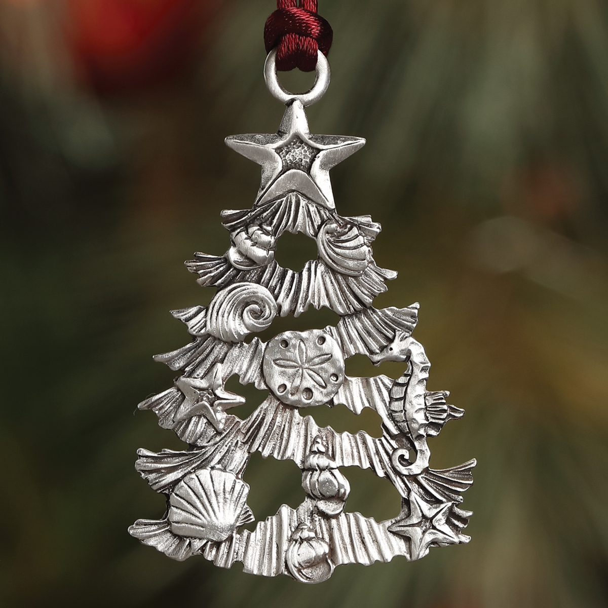 Nautical Christmas Tree Plant a Tree Ornament