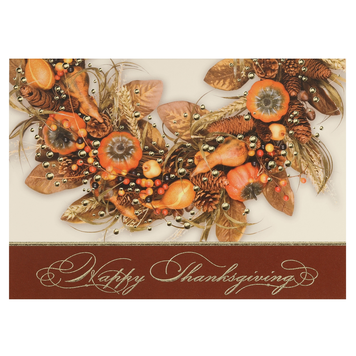 Harvest Wreath Thanksgiving Cards