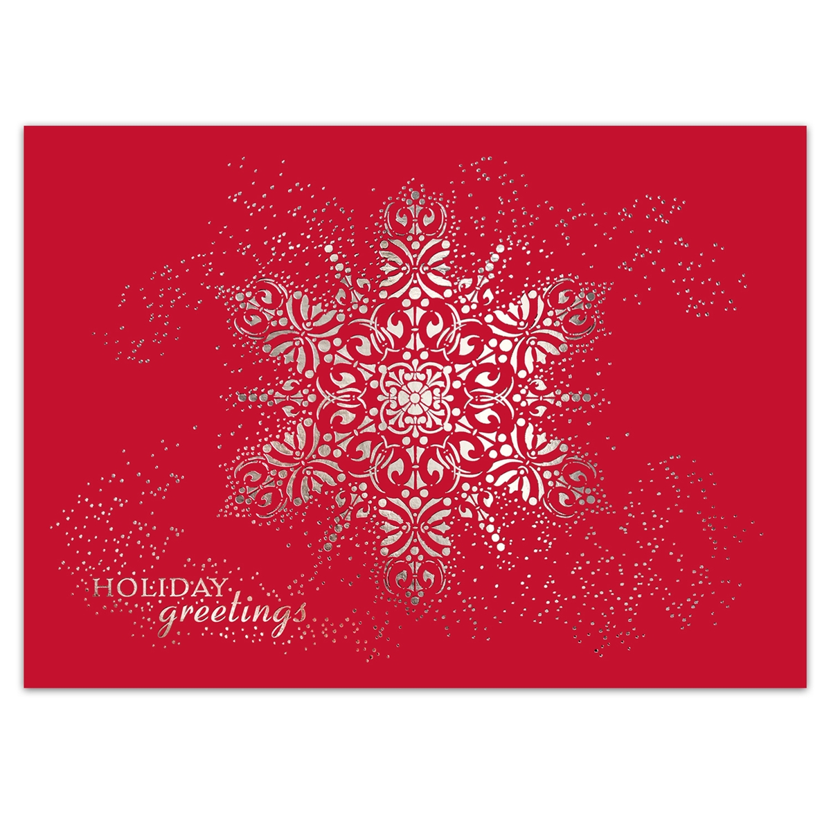 Dazzling Snowflake Card