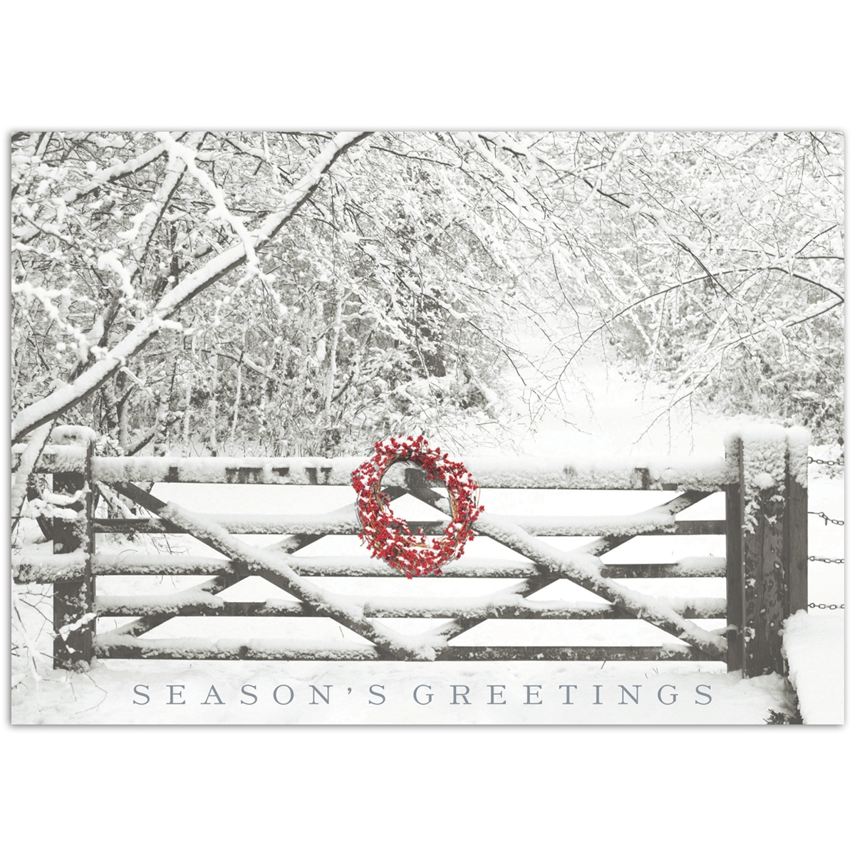 Snowy Gate Holiday Cards