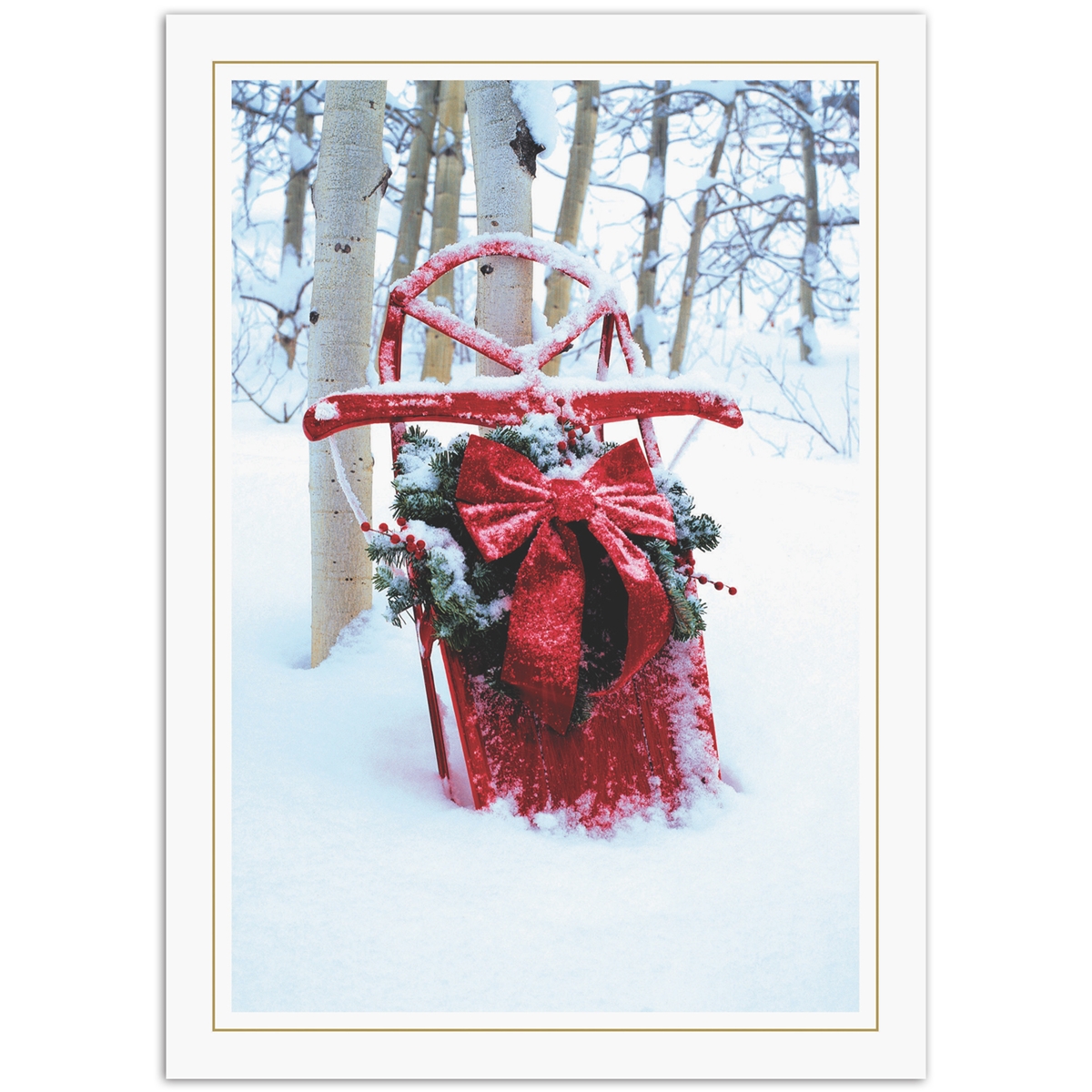 Holiday Sled Card