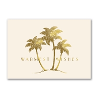 Golden Palms Holiday Cards