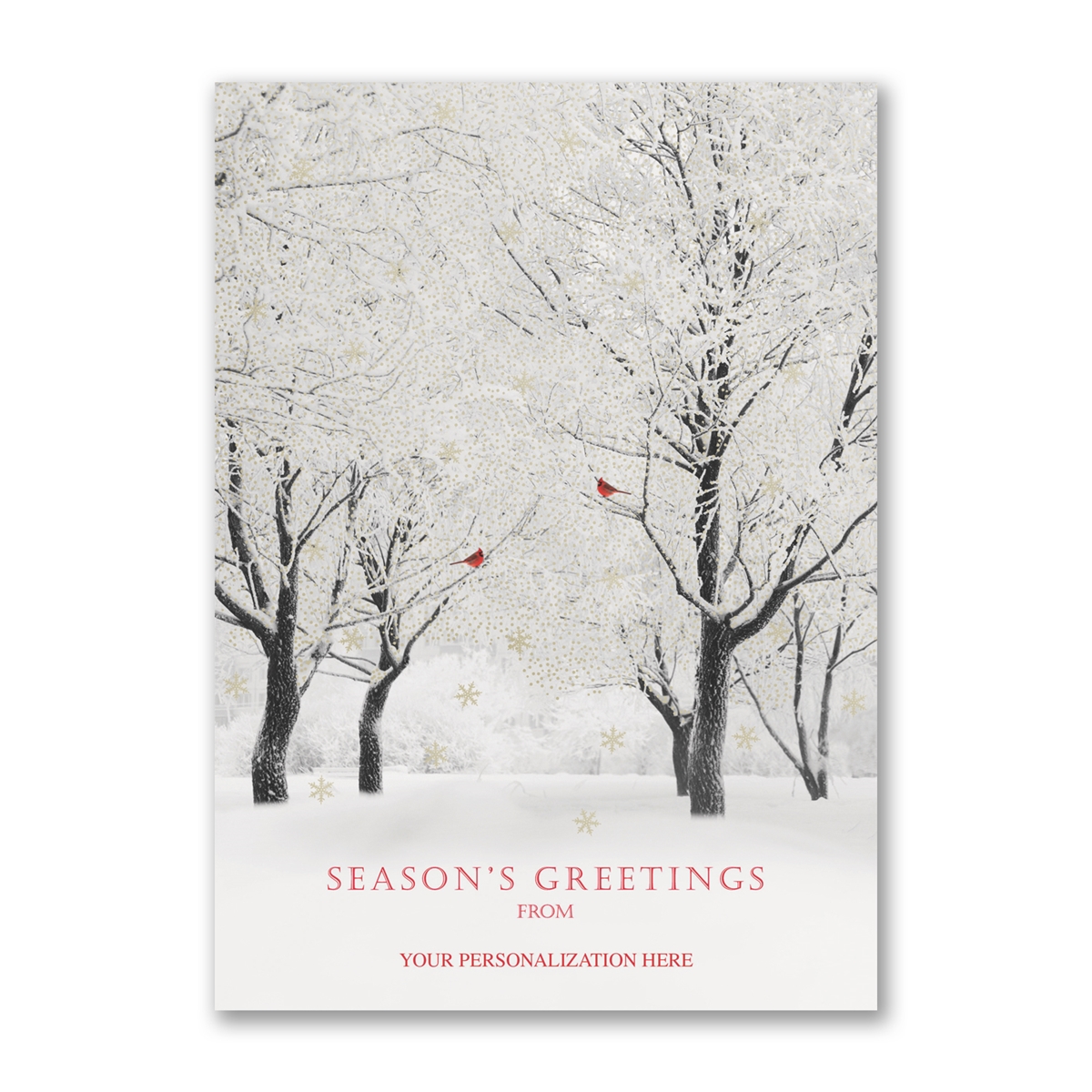 Shimmering Trees Holiday Cards