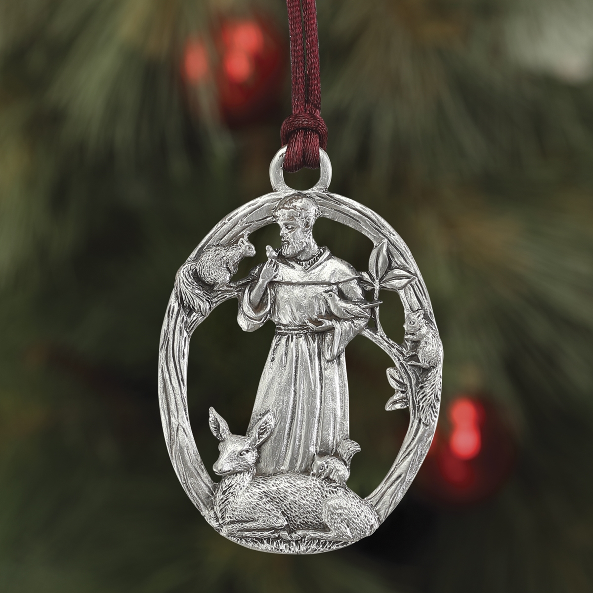 St Francis Plant a Tree Ornament