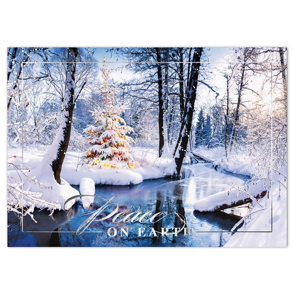 Alternate view: of Snowy Serenity Holiday Cards