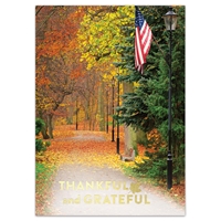 Patriotic Path Thanksgiving Cards