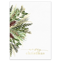 Festive Greens Holiday Cards