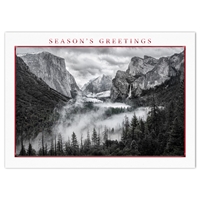 Yosemite Valley View Holiday Cards