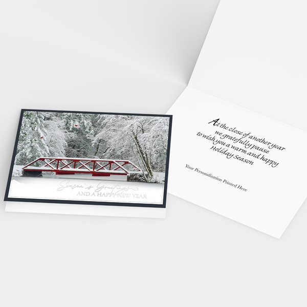 Alternate view:ALT2 of Winter Crossing Holiday Cards