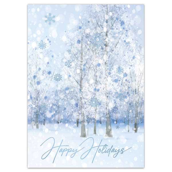 Alternate view: of Frosty Winter Holiday Cards