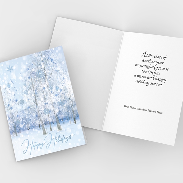 Alternate view:ALT2 of Frosty Winter Holiday Cards