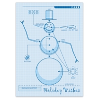 Snowman Blueprint Card - NWF34884-BUNDLE