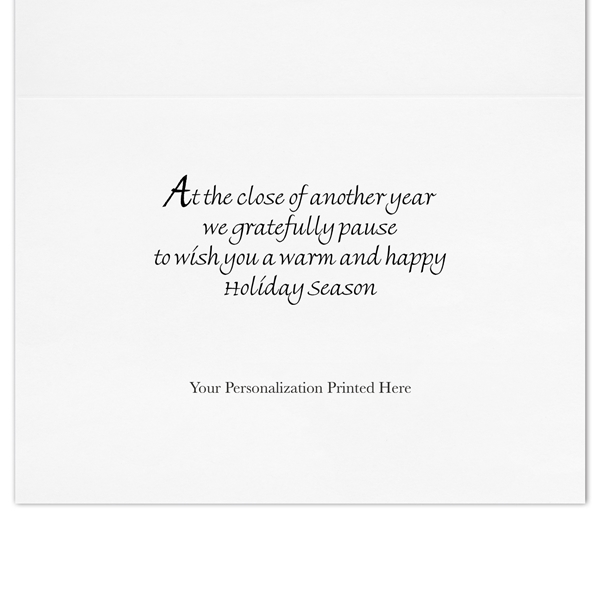 Alternate view:ALT3 of Birch Appreciation Holiday Cards
