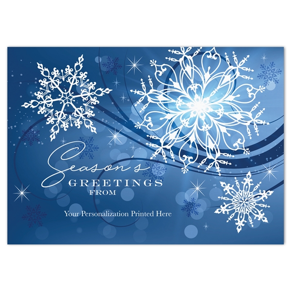 Alternate view: of Winter Ice Holiday Cards