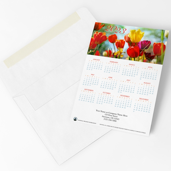 Alternate view:ALT1 of Treasured Tulips 2023 Calendar Magnet
