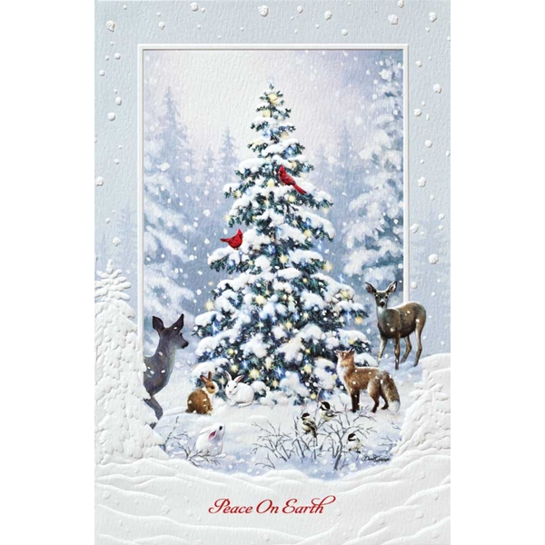 Alternate view: of Woodland Christmas Cards