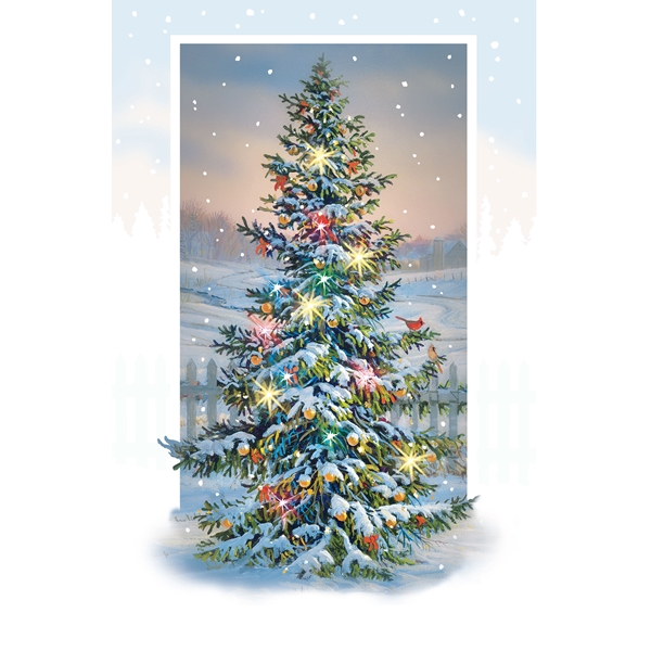 Alternate view: of Sparkling Tree Cards