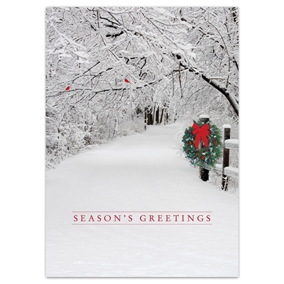 Snowy Lane Card