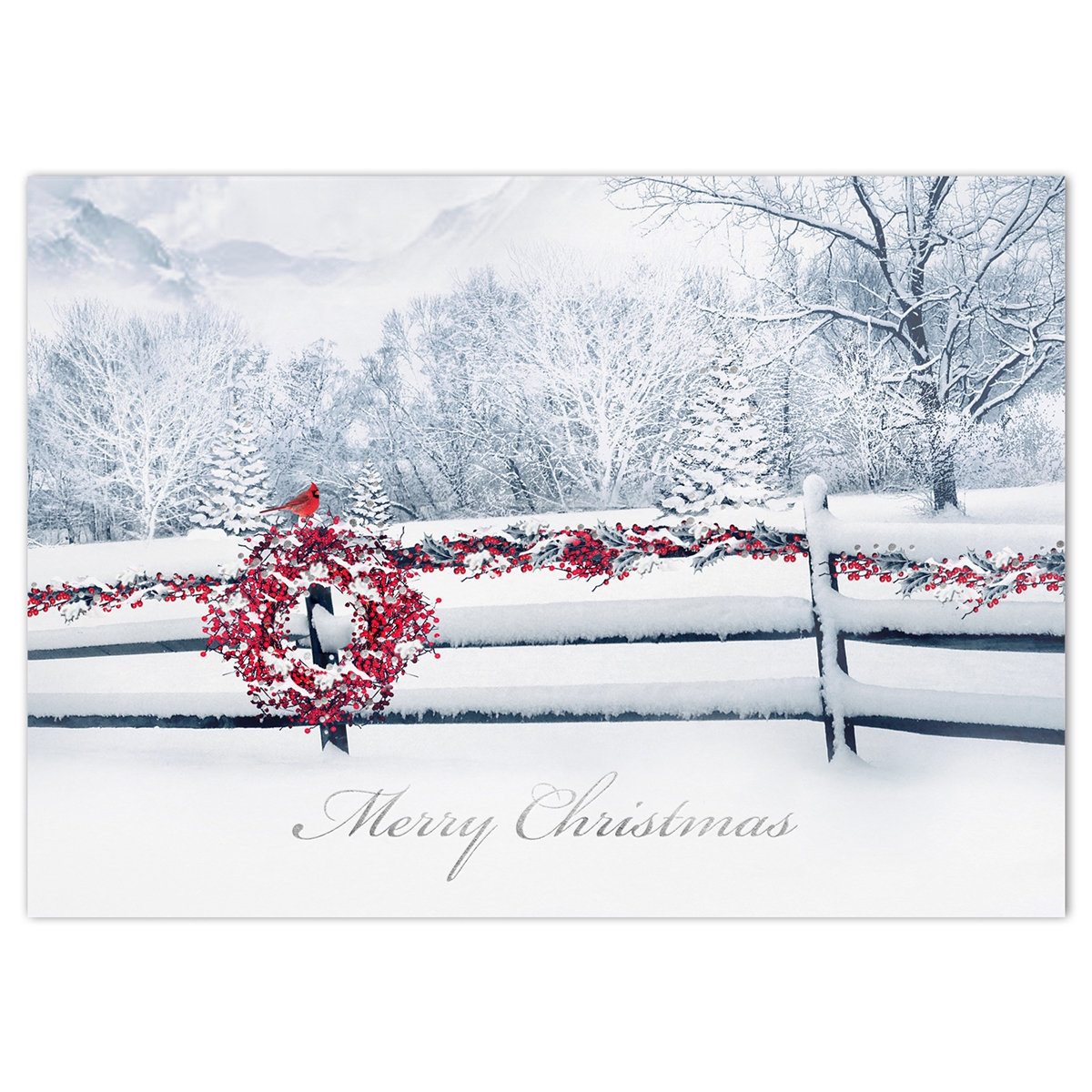 Touch of Scarlet Christmas Card