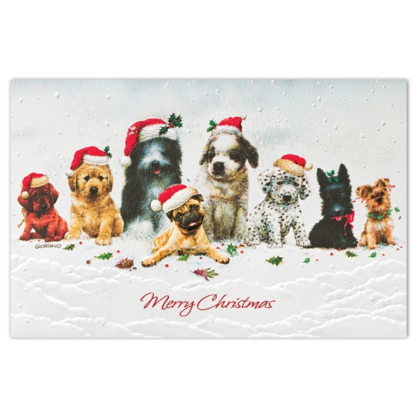 Alternate view: of Christmas Canines Card