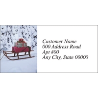 Christmas on a Sled Labels - NWF26015AL