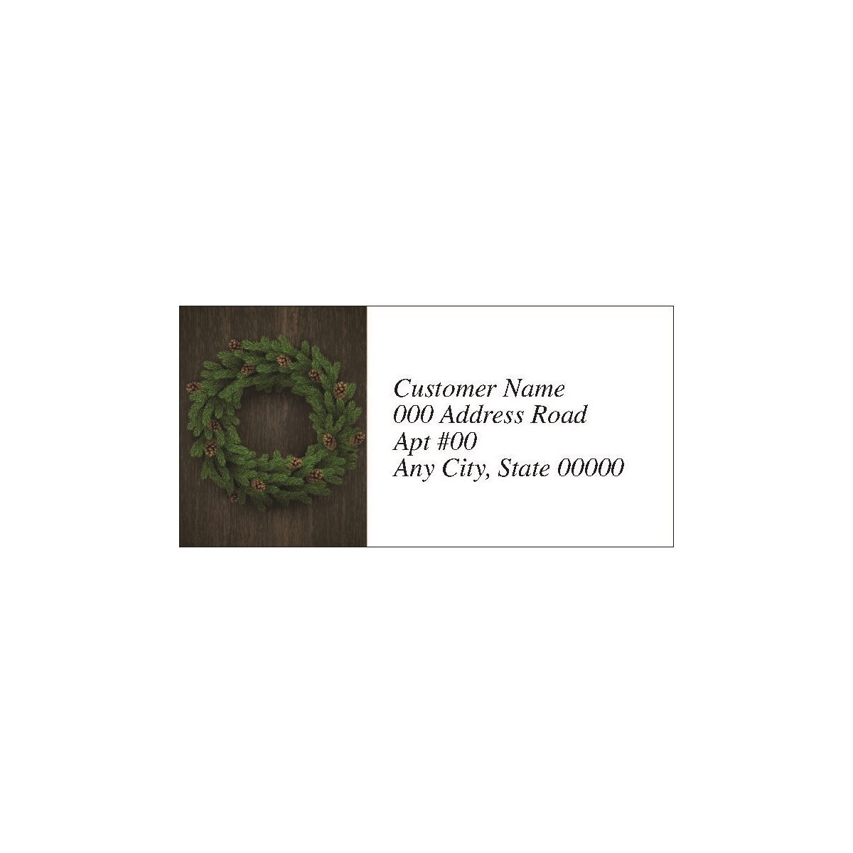 Pine Fir Tree Labels