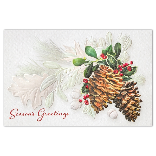 Alternate view: of Conifer Christmas Card