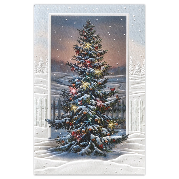 Alternate view: of Sparkling Tree Card