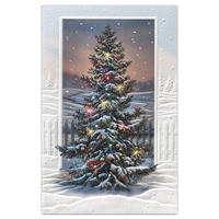 Sparkling Tree Card - NWF98930