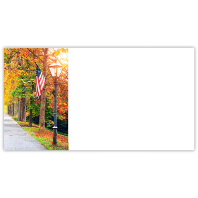 Patriotic Autumn Park Labels