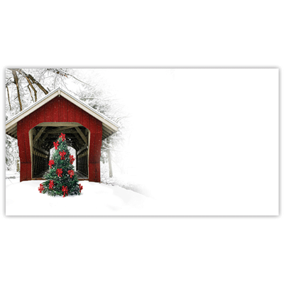 Winter Covered Bridge Labels