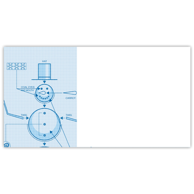 Snowman Blueprint Labels