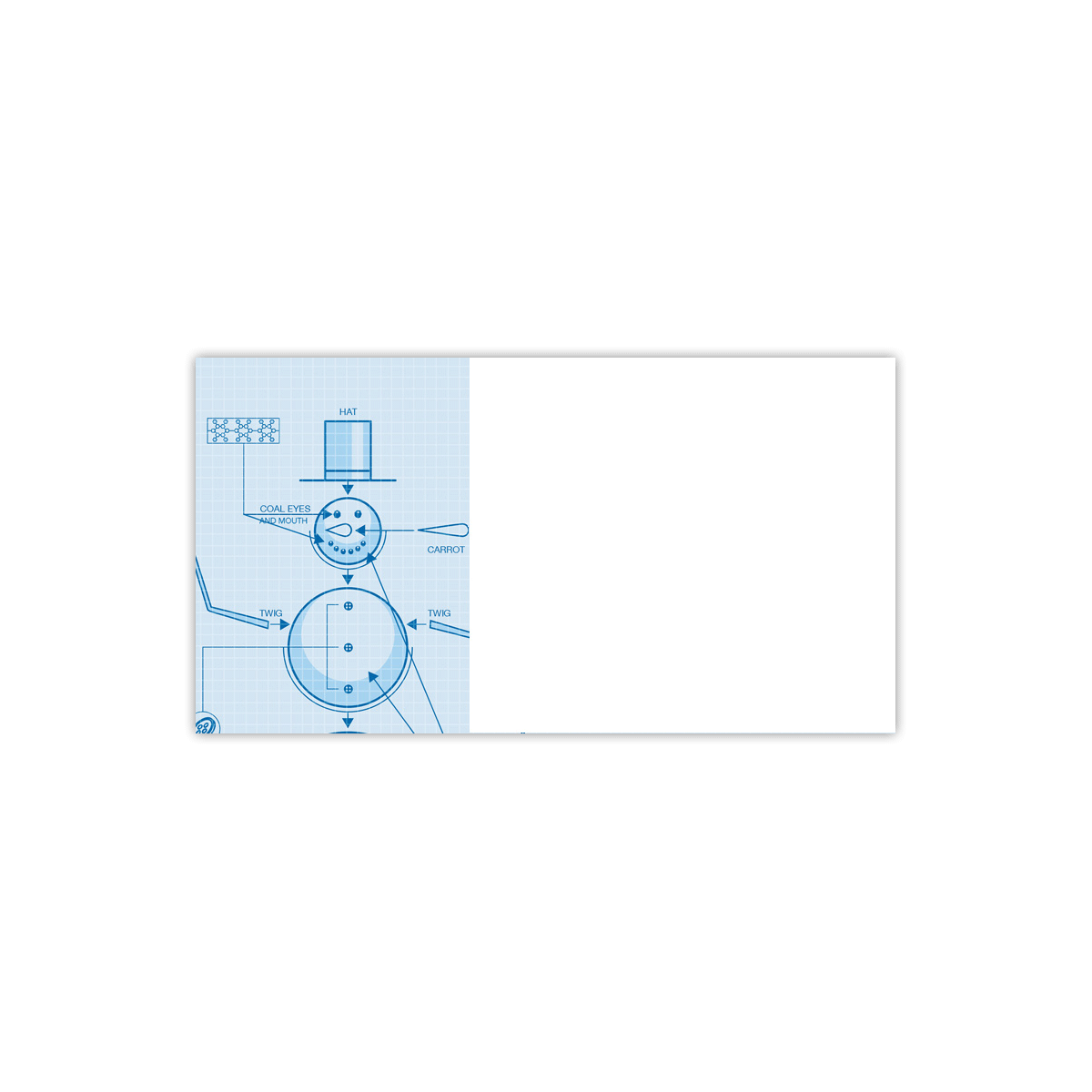 Snowman Blueprint Labels