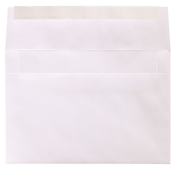 White Deluxe Unlined Fastick Envelopes (For Embossed Cards) - NWFENVLPPM